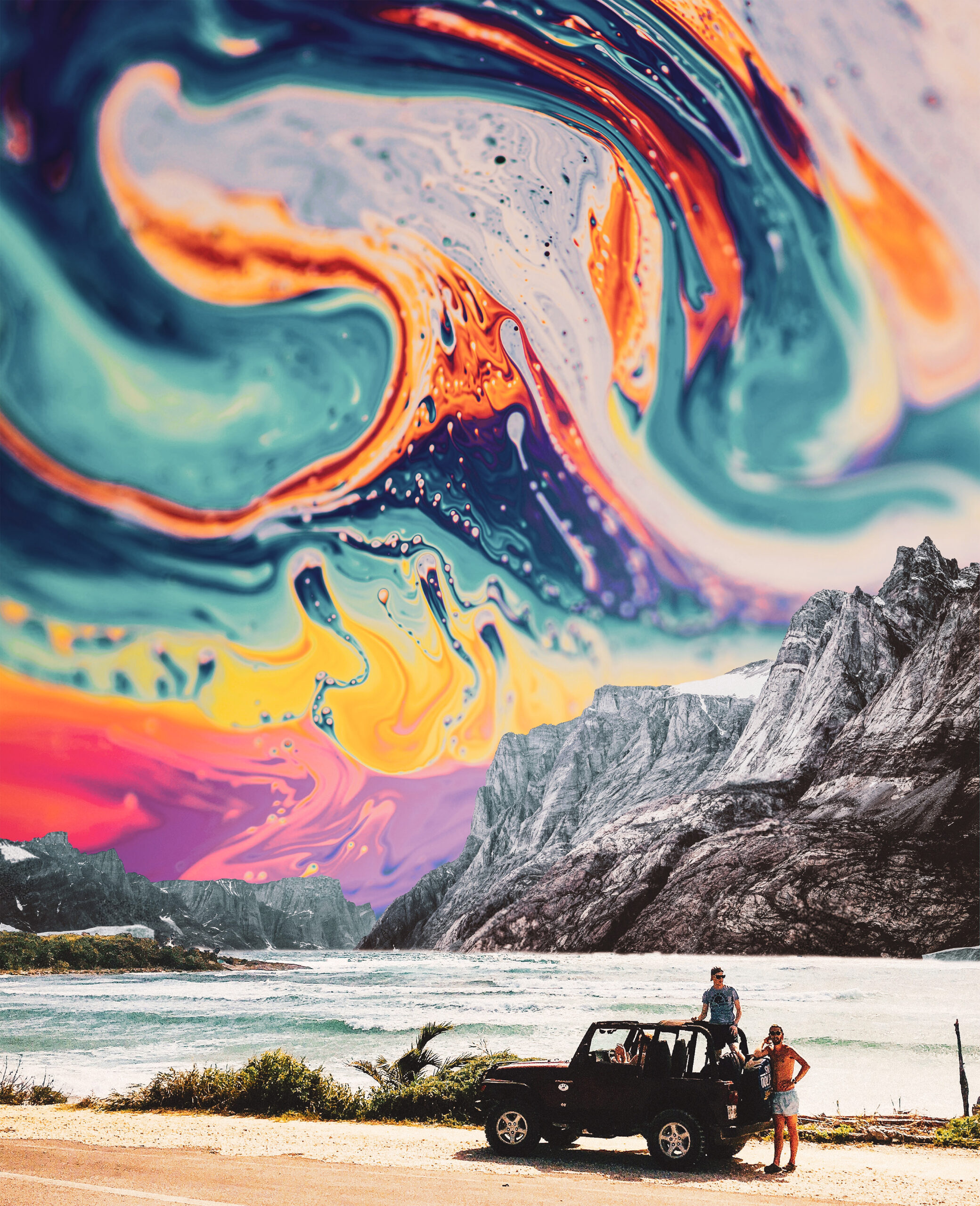 An image of the "Borealis" NFT from the "Ethereal Dreamworlds" collection.