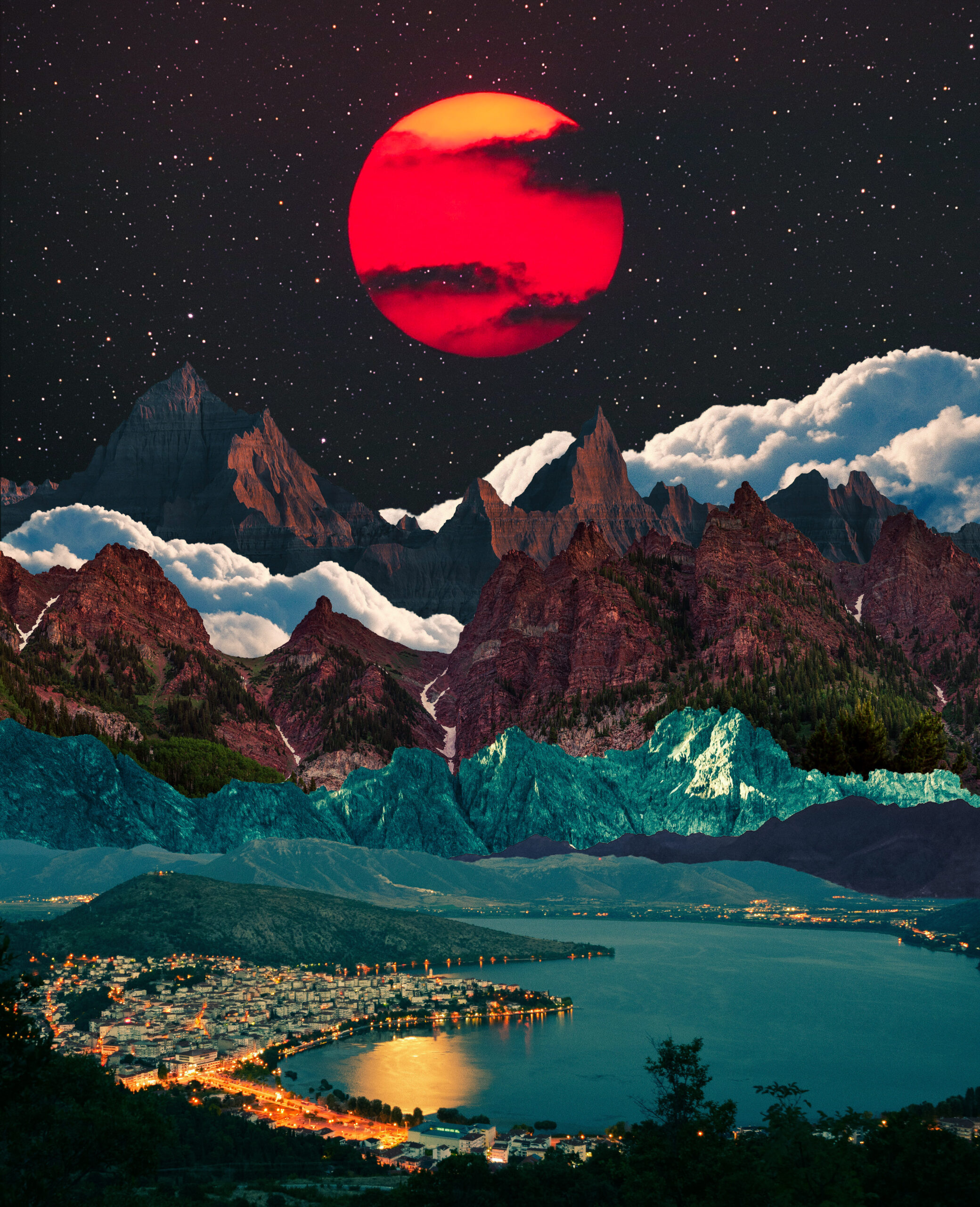 An image of the "Shedding Social Skin" NFT from the "Ethereal Dreamworlds" collection.